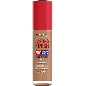 Rimmel Lasting Finish 35Hr Foundation 400 Natural Beige, 30 ml