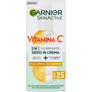 Garnier SkinActive 2 v 1 sérum s vitamínom C a hydratačný krém SPF 25 50 ml