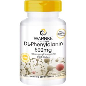 Warnke DL-Fenylalanín 500 mg - 100 tabliet Exp.: 2026+