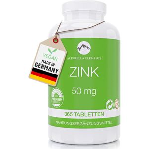 ALPARELLA ELEMENTS ALP Arella Elements – Zinc 50mg 365 tabliet Exp.: 11/2025