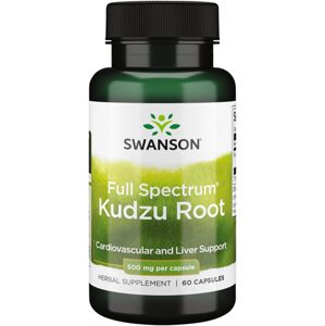 Swanson Full Spectrum Kudzu Root podporuje zdravie srdca a pečene 60 kapsúl