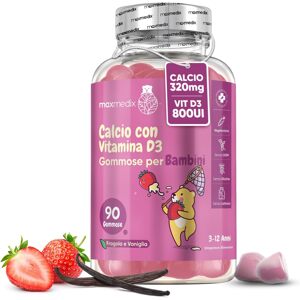 WeightWorld Maxmedix Doplnok vápnika s vitamínom D3 pre deti, 90 mäkkých kapsúl