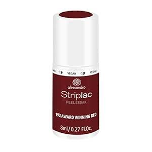 Alessandro Striplac UV lak na nechty, 192 Award Winning Red, 8 ml