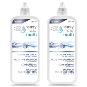 Omisan Roztok na kontaktné šošovky All in one, 2 x 250 ml