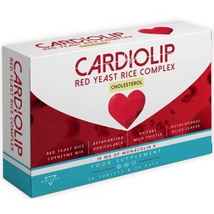 Balance Nutrition CARDIOLIP Červený kvasnicový ryžový cholesterol 30 tabliet