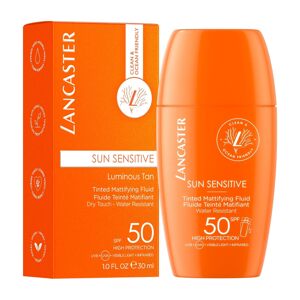 Lancaster Sun Sensitive tónovaný zmatňujúci fluid SPF 50, 30 ml