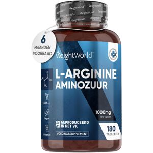 WeightWorld Tablety L-arginínu - 1000 mg 180 ks-exp:11/25