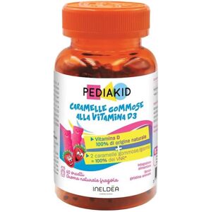 PEDIAKID - kapsuly s vitamínom D3 jahoda 60 ks Exp.: 10/2025