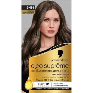 Schwarzkopf – Oleo Suprême – Permanentná farba 5-54 Svetlo popolavo hnedá