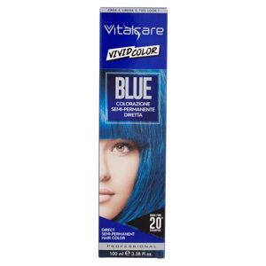 Vitalcare Vivid - Profesionálna semipermanentná farba na vlasy modrá 100 ml