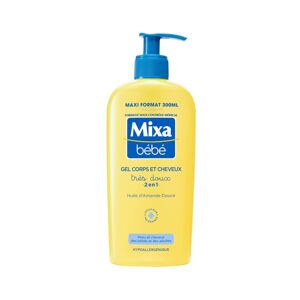 MIXA BEBE Jemný hypoalergénny detský gél na telo a vlasy 300ml
