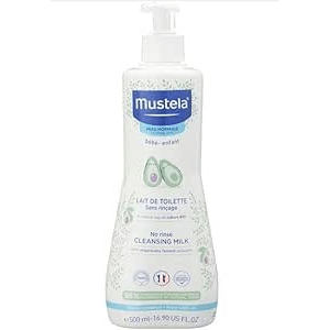 Mustela - Mustela čistiace mlieko bez oplachovania s organickým avokádom, 500ml