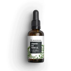 Natural Elements Vitamín D3 1000 I.E., 50 ml BEZ KVAPKADLA!