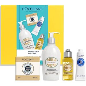 L'Occitane  Darčeková sada na telo s mandľami a bambuckým maslom 4 ks