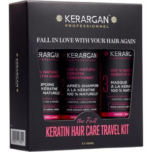 Kerargan - Cestovná sada s keratínovým šampónom, kondicionérom a maskou 3x100 ml