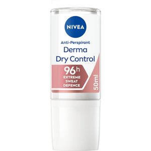 NIVEA Derma Dry Control Antiperspirant 96h Deodorant Roll-On 50 ml