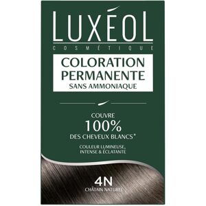 Luxéol LUXEOL COLORATION - Permanentná farba na vlasy 4N – Prírodná hnedá