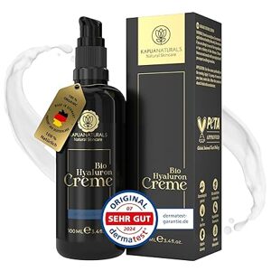 Kapuanaturals Kapua Naturals Organický hyalurónový krém na tvár s vysokou dávkou 100 ml + arganový olej + aloe vera + kokosový olej 100ml