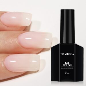 TOMICCA Gel Nail Polish 07 Opal White, 15ml