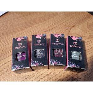 Risyal Risyal- Laky na nechty glitter, 4x7ml