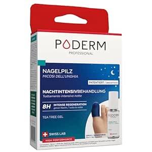PODERM Nočná starostlivosť o poškodené nechty 2 v 1 , 8ml