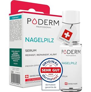 PODERM Výkonná protiplesňová, regeneračná, čistiaca a revitalizujúca starostlivosť o nechty na rastlinnej báze 8ml