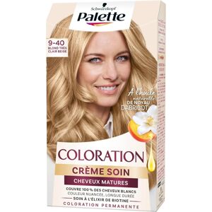 Schwarzkopf Palette Coloration mature farba na vlasy 9-40 Veľmi svetlá blond béžová