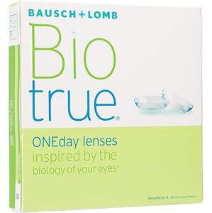 Bausch & Lomb Biotrue, ONEday, číre, 90, BC 8,6 milimetra, DIA 14,2 milimetra, -2,0 dioptrie