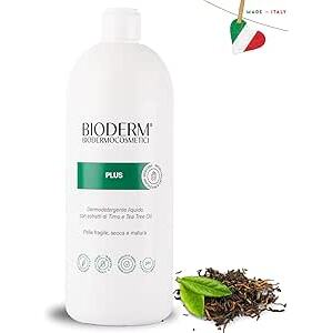 BioDerm Plus Thyme Antibakteriálny dermodetergent obohatený o tymian a olej z čajovníka 1000 ml - Intímna starostlivosť