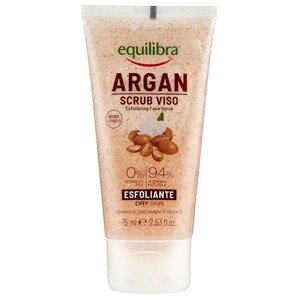 Equilibra Arganový peeling na tvár 75 ml