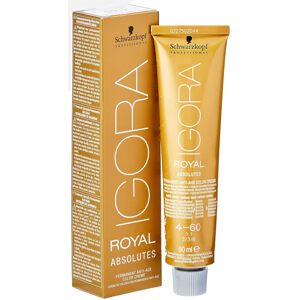 Schwarzkopf Igora Royal Absolutes Permanentná farba proti starnutiu 4-60-poškodená krabica