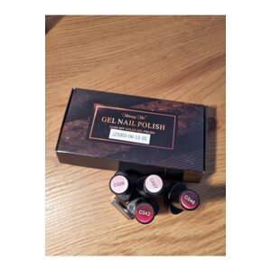 Shining She - Gel Nail Polish -gél lak na nechty,  4ksx8ml NEKOMPLETNÉ BALENIE!