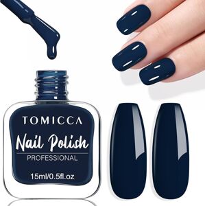TOMICCA lak na nechty, 15 ml námornícky modrý CS37
