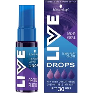 Schwarzkopf LIVE Colour Drops Semipermanentná, Fialová farba na vlasy 30 ml