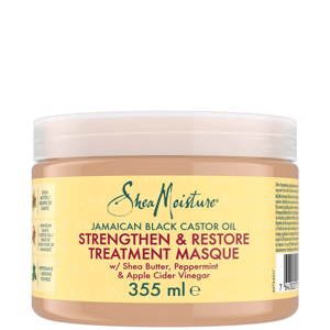 Shea Moisture Bambucká Hydratácia Jamajský čierny ricínový olej Posilňujúca a obnovujúca ošetrujúca maska 355ml