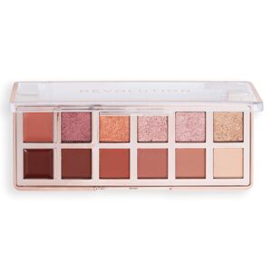 Revolution Revolution, paleta bronzových očných tieňov The True Icon, 12 ks