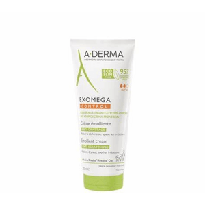 A-Derma Exomega Control Emollient Cream telový krém pre veľmi suchú citlivú a atopickú pokožku, 200ml