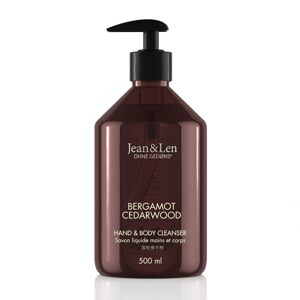 Jean & Len Čistiaci prostriedok na ruky a telo bergamot/cédrové drevo, 500 ml