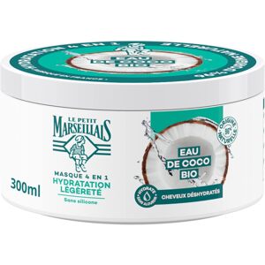 Le petit marseillais Le Petit Marseillais, Organická kokosová voda Ľahká hydratačná maska 4 v 1 na vlasy, 300ml