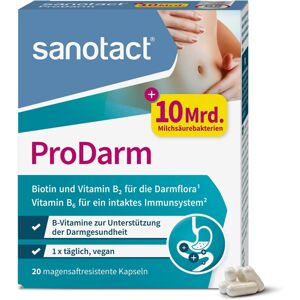 sanotact ProDarm 20 kapsúl 10 miliárd kultúr kyseliny mliečnej Exp.: 2026+