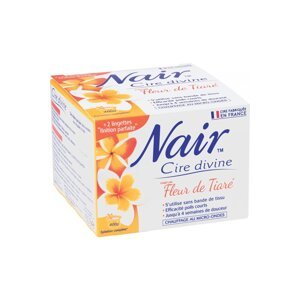 Nair Divine Wax Tiare Flower Účinný pre krátke vlasy 400 g Poškodená krabička!