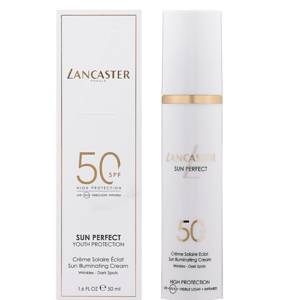 Lancaster sun perfect youth protection sun illuminating Opaľovací krém na tvár spf50 50 ml