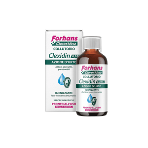 Forhans Clexidin ústna voda 0,20 % bez alkoholu, pooperačná liečba, 200 ml