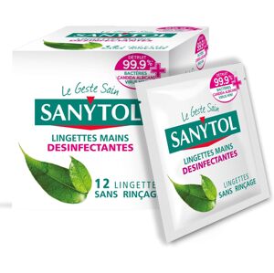 Sanytol Vlhčené obrúsky s dezinfekčným účinkom 12 ks