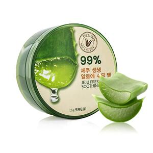 the SAEM Jeju Fresh Aloe Upokojujúci gél 300 ml