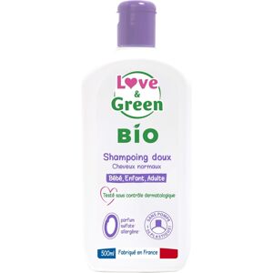 Love & Green - Certifikovaný organický jemný šampón - Pre celú rodinu 500 ml