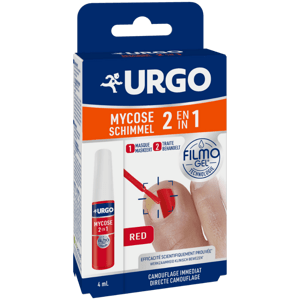 Urgo Filmoge Nail Fungus 2 v 1 červený - 4 ml
