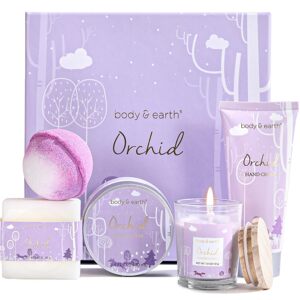 Body & earth Orchid, kúpeľný darčeky pre ženy, 5ks