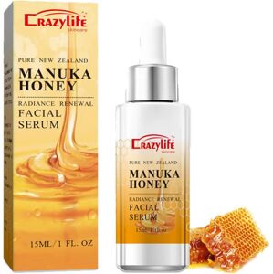 Crazylife Manuka Honey-medové sérum na obnovu žiarivosti pleti, 15ml