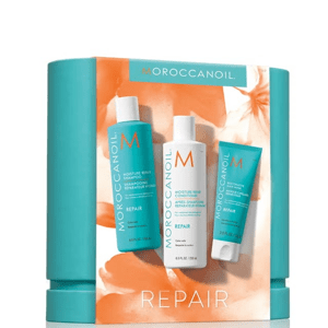 Moroccanoil Repair Kit sada pre poškodené, chemicky ošetrené vlasy NEKOMPLETNÉ BALENIE!